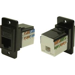 Cliff DUALSLIM BLKMTL CAT6 IDC M3 CP30727MB3 Adapter, Einbau Schwarz 1 St.