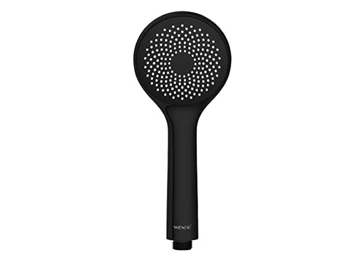 Pommeau de douche Watersaving noir mat universel avec système d'économie d'eau