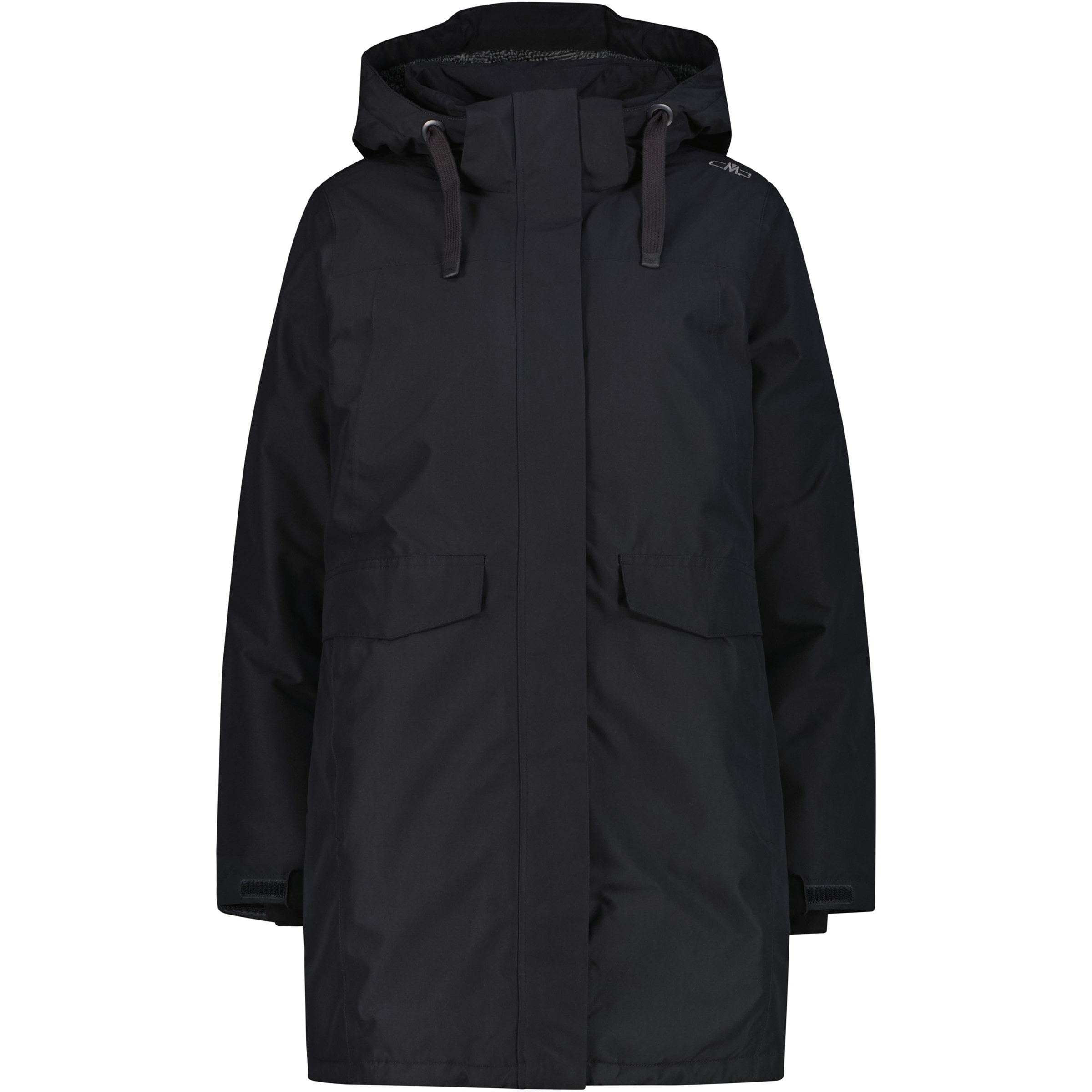 CMP Zip Parka Damen Winterjacke grau Größe 4XL Lifestyle Wasserdicht