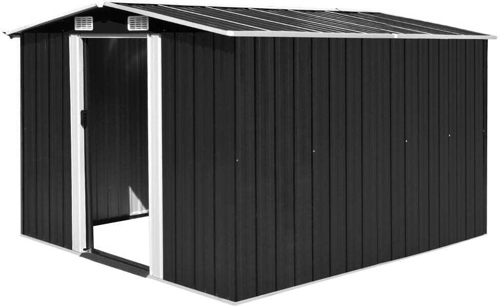 Gerätehaus 257x298x178 cm Metall Anthrazit