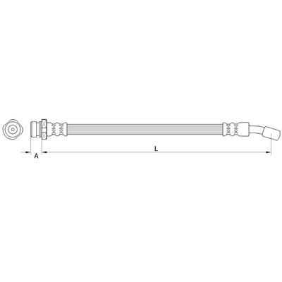 METZGER AUTOTEILE Bremsschlauch 4111032 für HYUNDAI
