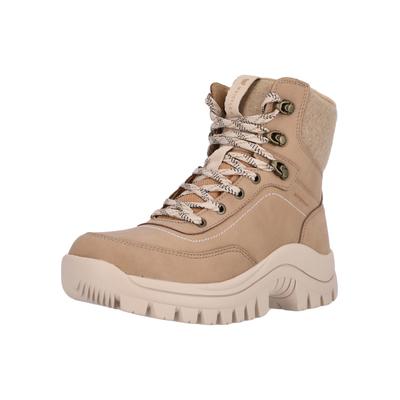 Stiefel WHISTLER "Nuslog", Damen, Gr. 36, Synthetik, beige (braun), Kunstfaser, Lederimitat, Schuhe Stiefel, mit Allwetterprofil