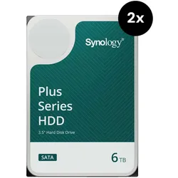 Synology 2 Plus 3.5" SATA HDD Festplatten 2x 6TB