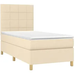 vidaXL, Boxspringbett, Inlenetta (Block mit Quadraten) (100 x 200 cm)