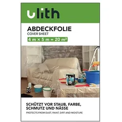 Ulith Maler Abdeckfolie 4 x 5 m transparent