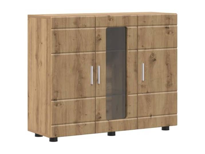 Makastle Sideboard Artisan-Eiche Holzwerkstoff 88,5x30,5x73 cm