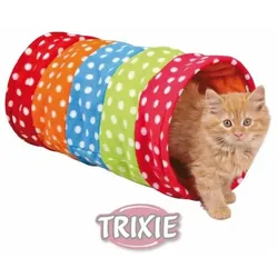 Trixie Spieltunnel | Katzenspieltunnel Fleece 25×50cm