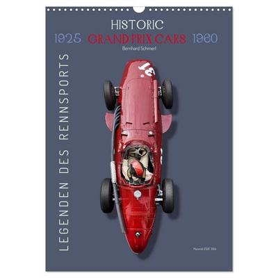 Legenden des Rennsports, Historic Grand Prix Cars 1925-1960 (Wandkalender 2026 DIN A3 hoch), CALVENDO Monatskalender