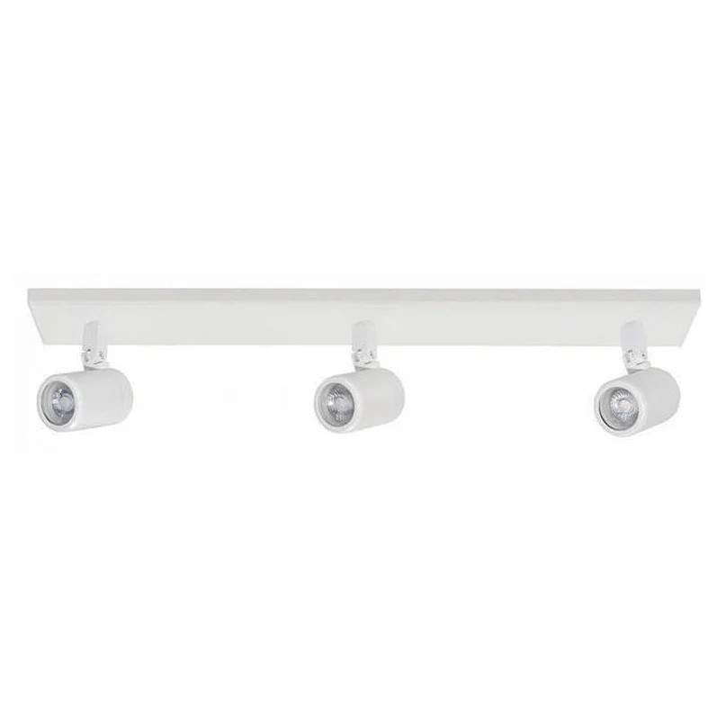 Highlight Spot Rain 3-lichts rechte balk wit IP44 modern plafondarmatuur