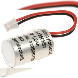 Powery Lithium Batterie LS14250K für Fahrtenschreiber VDO A2C59511954X