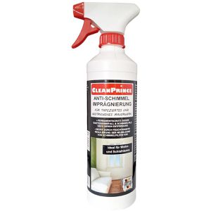 Cleanprince Schimmelentferner Anti-Schimmel-Imprägnierung, chlorfrei, mit Langzeitschutz, Spray 500 ml