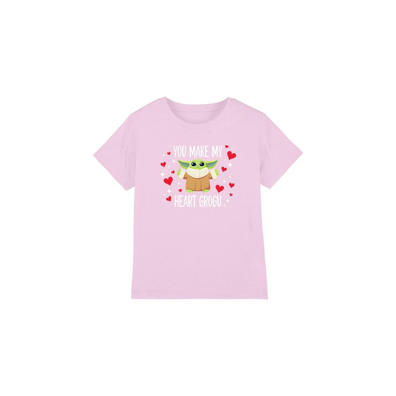 Star Wars Kinderen/Kinderen Jij laat mijn hart groeien T-Shirt (Roze)