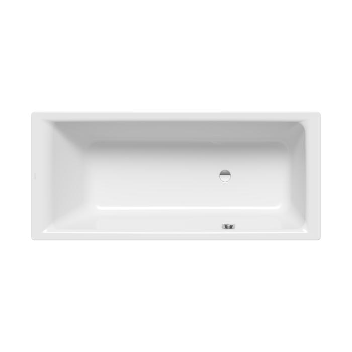 Kaldewei Puro Badewanne 256700010199 180x80cm, Überlauf seitlich, manhattan