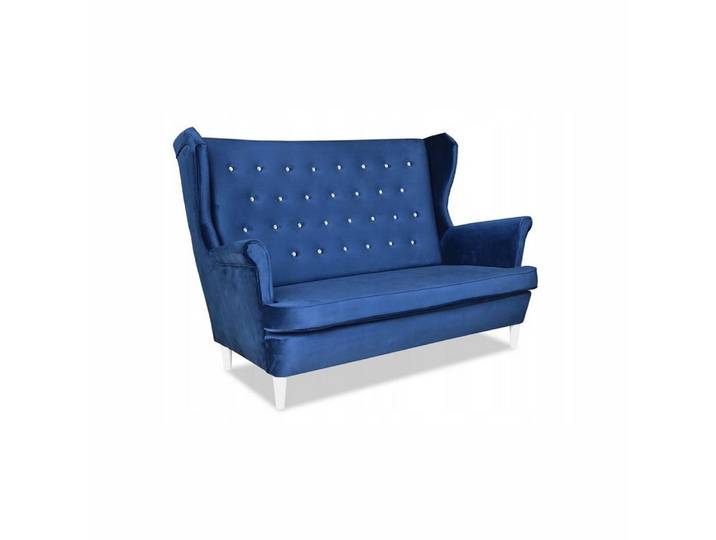Family Meble Sofa Family Meble 2-Sitzer Sofa Diana Royal 22 Dunkelblau 160 cm, 1 Teile