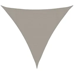 vidaXL Sonnensegel 160 g/m2 dreieckig hellgrau 3x3x3 m HDPE Modell Ombre Luxe