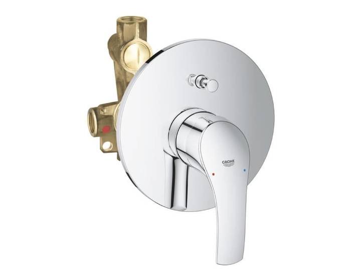 Façade pour Mitigeur de Bain - GROHE - Eurosmart - Corps Encastré - Chromé - Laiton