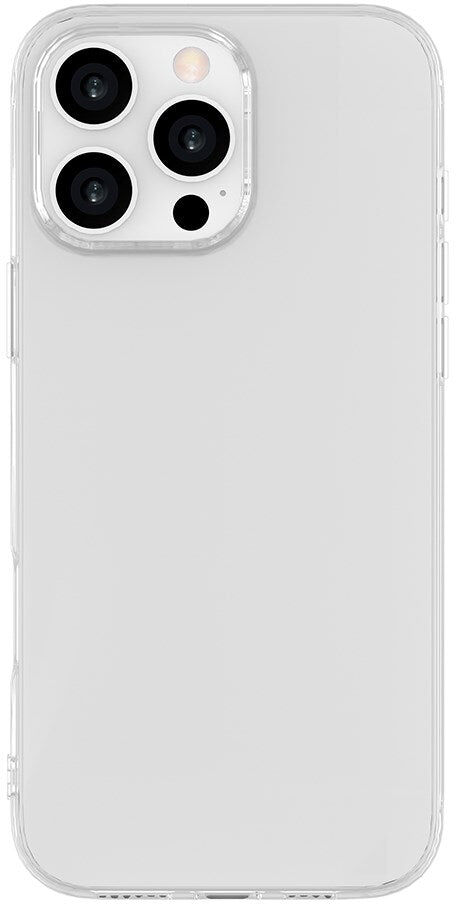eSTUFF iPhone 16 Pro Max INFINITE VIENNA Fleksibelt Plastik Bagside Cover - 100% Genbrugsplastik - Gennemsigtig