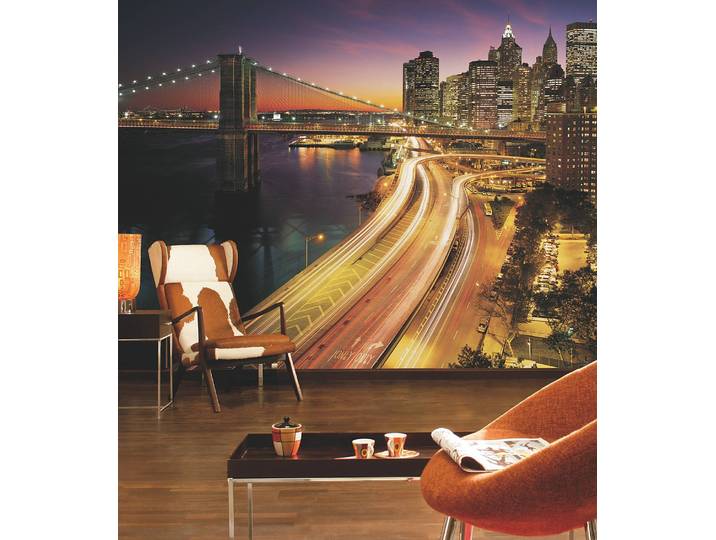 home24 Fotobehang NYC Lights 368 x 254 x 0cm