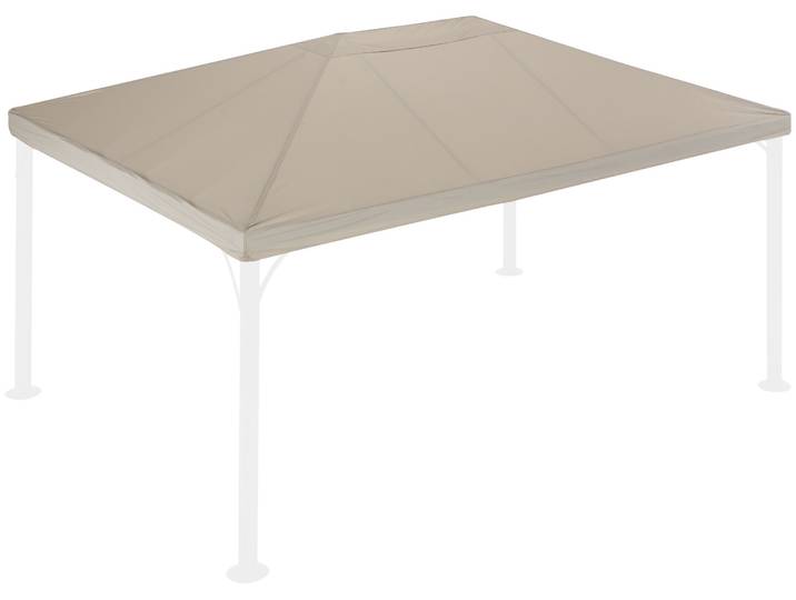 Pavillon-Ersatzdach KONIFERA Murano , beige (natur), Pavillondächer, Pavillon-Ersatzdach, BxT: 300x400 cm