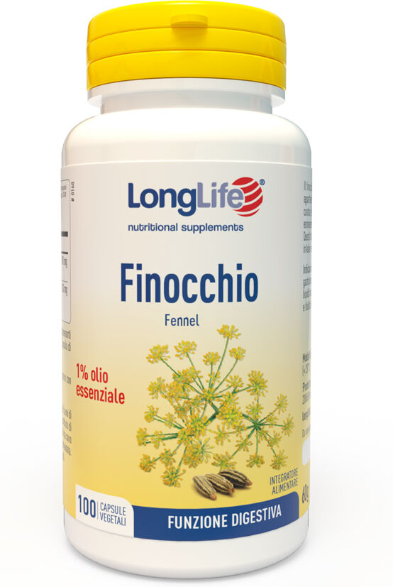 LONGLIFE Srl LongLife, Finocchio 1%, 100 capsule vegetali