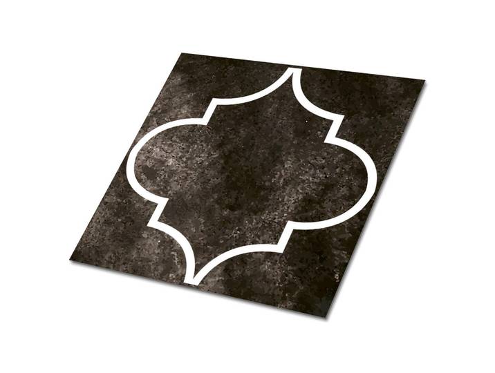 Tulup Selbstklebende Wandfliesen 9 Stück 30x30 cm - Arabisches Muster, Grau, Quadratisch, 30x1.6x30 cm, Tapeten & Wandverkleidungen, Wandtattoos & Sticker