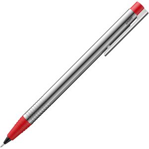 Lamy Druckbleistift logo 105 red, silber/rot, Edelstahl, HB, Strichbreite 0,7 mm