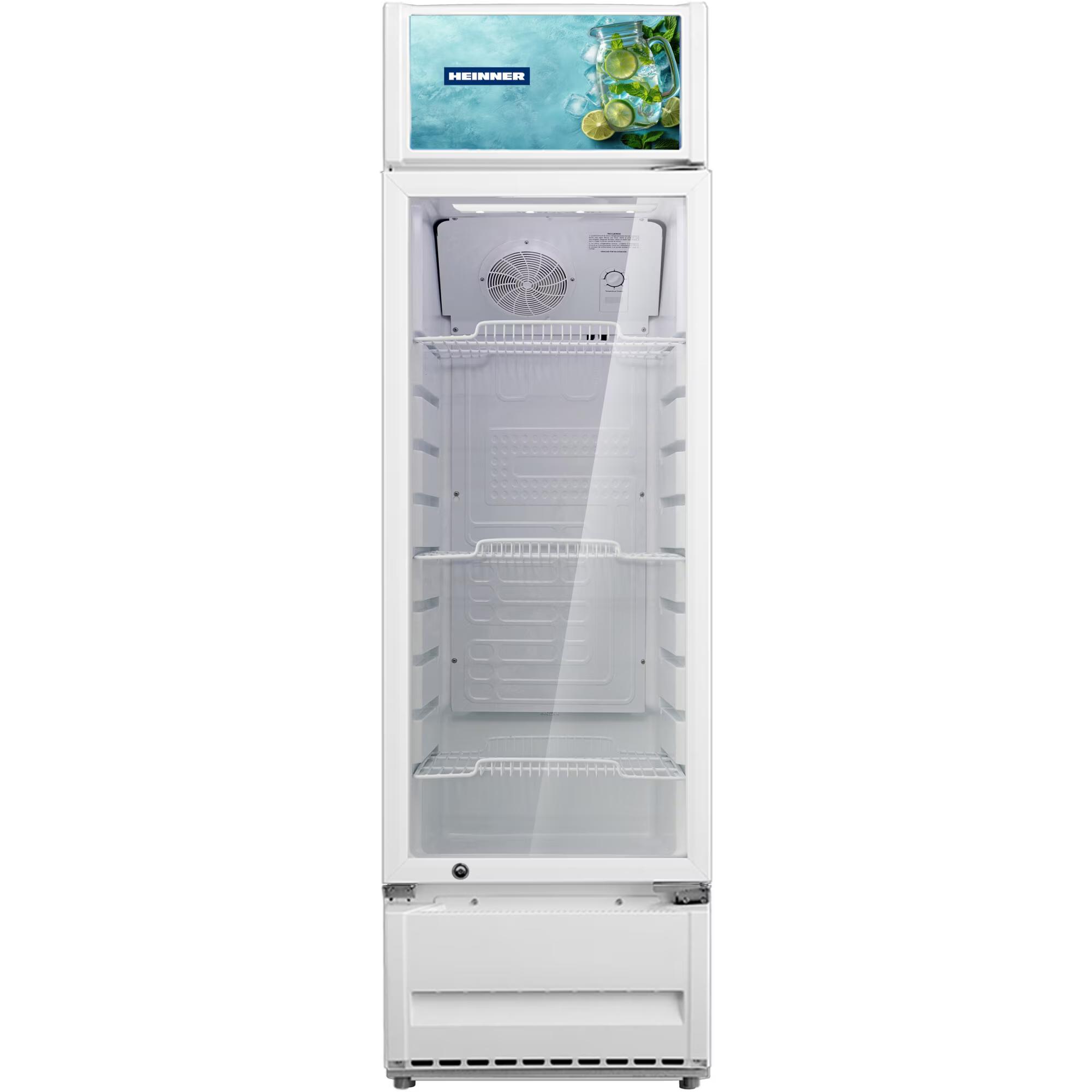 Heinner HSC-M213WHB, Getränkekühler, Freistehend, Weiß, Metall, Glas, 213 l