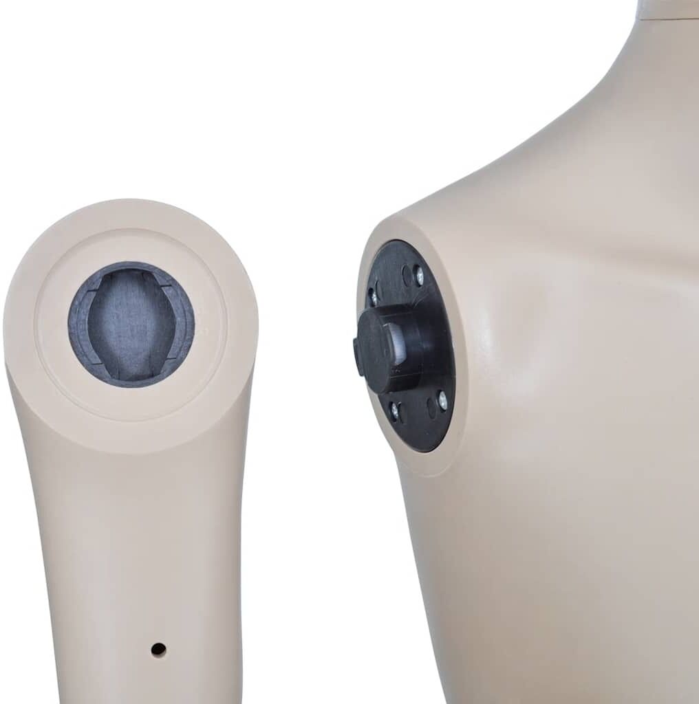 vidaXL Mannequin de vitrine Homme Tête ronde