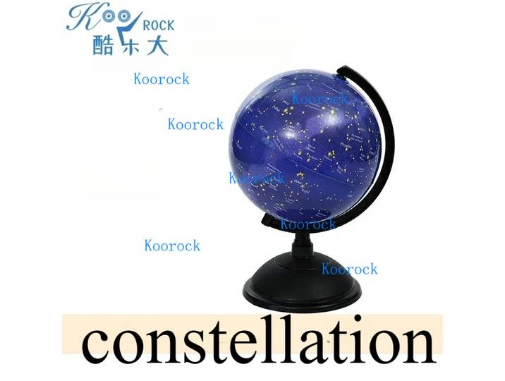 Globe de constellation violette haute définition anglaise, décoration de bureau d'étude, cadeaux pour l'école primaire et secondaire
