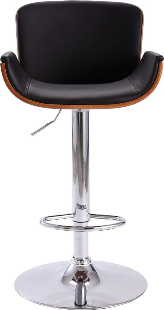 vidaXL Barkruk, modern, zwart, kunstleer