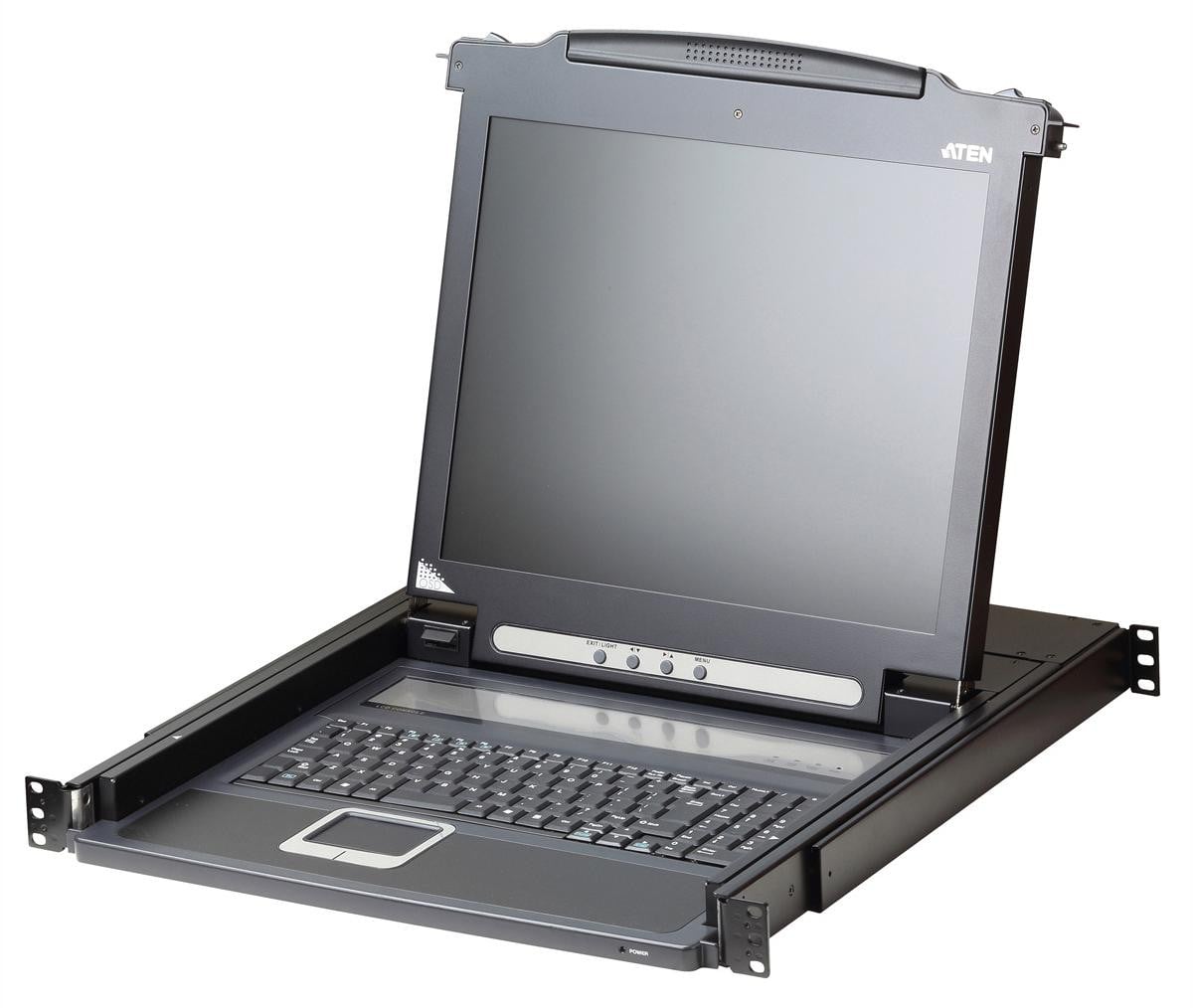 ATEN CL1000M KVM-console met 43 cm LCD-scherm, VGA en PS/2, Europees toetsenbord