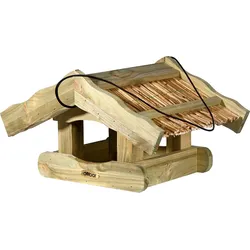 dobar Vogelfutterhaus "Saksun" mit Schilfdach, hängend