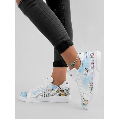 Sneaker DOGO "Ace Low-Top Sneaker Lago Di Como Damen Sneaker", Damen, Gr. 40, atmungsaktiv gefüttert ungefüttert, Normalschaft, weiß, Lederimitat, Schuhe Sneaker, Handgefertigt