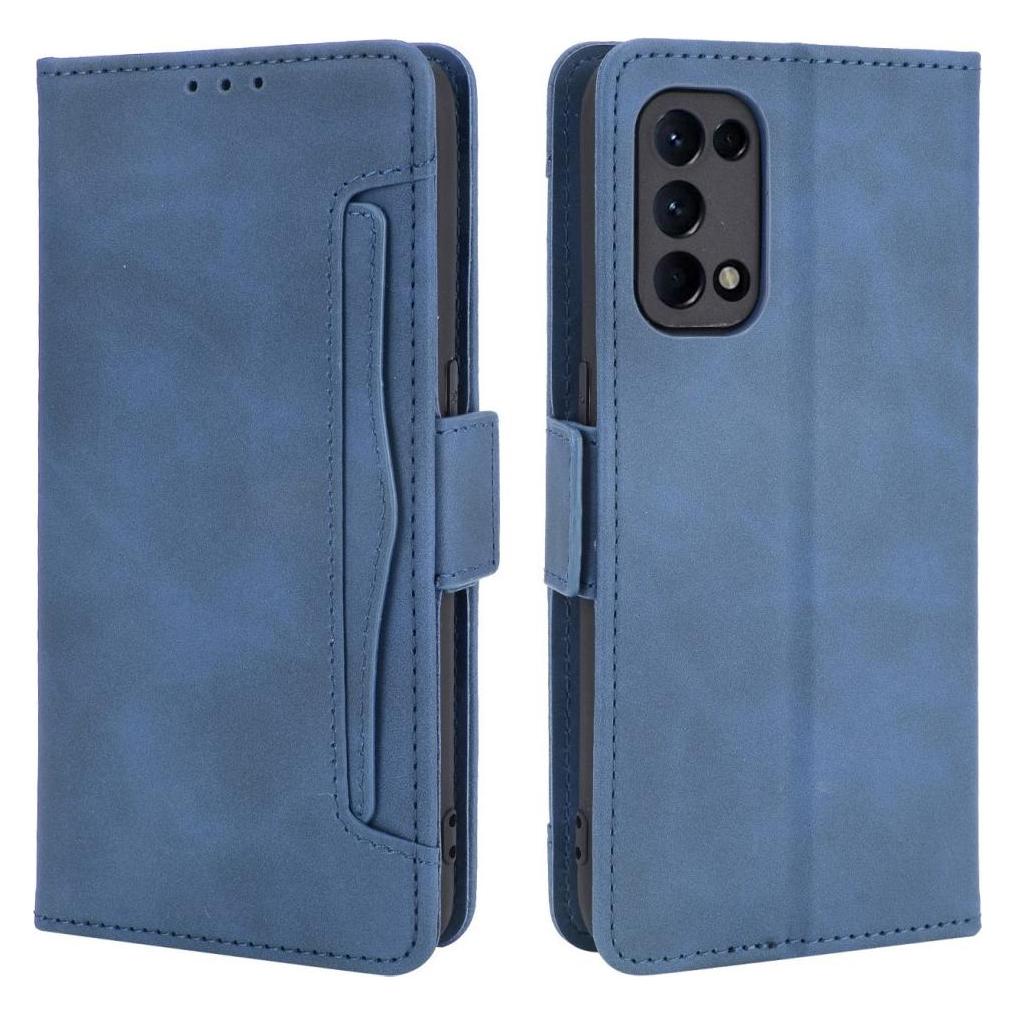 Cover-Discount OPPO Find X3 Lite - Etui mit vielen Kartenfächer dunkelblau (Oppo Find X3 Lite) (103002840E)