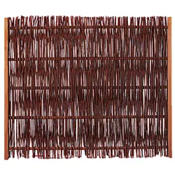 T&J FUEGO Weidengeflechtzaun Sichtschutz, 120x100 cm