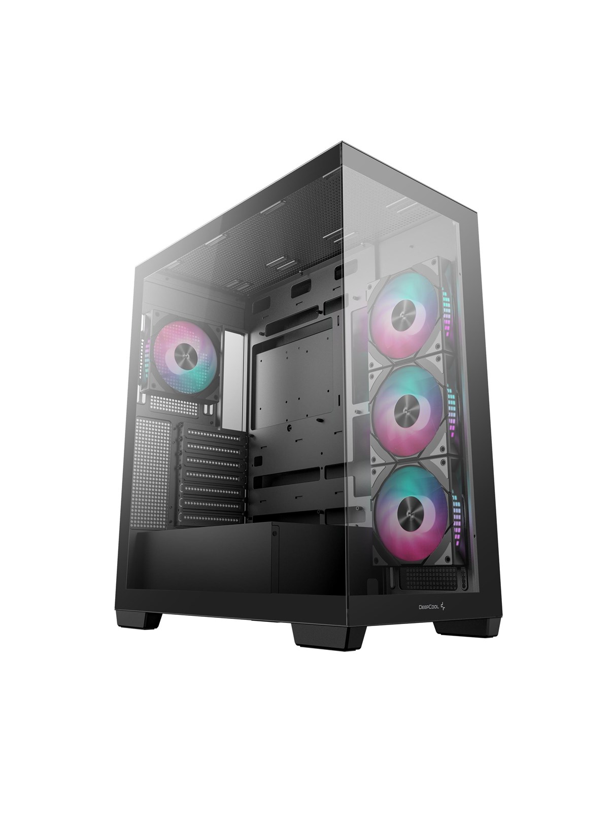 DeepCool CG580 4F - Gehäuse - Miditower - Schwarz
