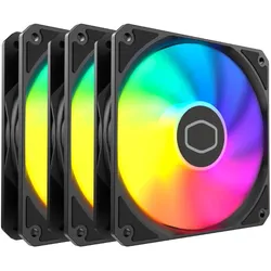 Cooler Master MasterFan MF120 Lite ARGB Computergehäuse Ventilator 12 cm Schwarz 3 Stück(e)