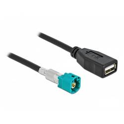 Delock USB-Kabel Z-Stecker, USB-A Stecker 0.50 m Schwarz 90310