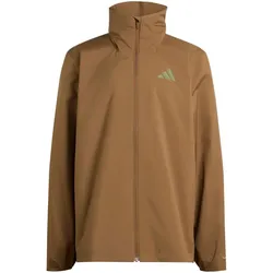 adidas TERREX Multi Essentials 2 Layer Regenjacke Herren KX2489 - brown oxide S