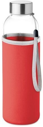 Bouteille publicitaire en verre 500 ml UTAH GLASS verre rouge