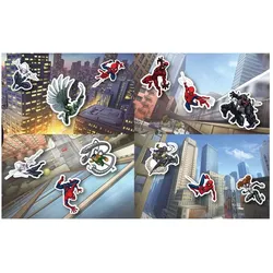 Sticker, Aufkleber-Set Spiderman, 140-tlg. (140 Sticker)