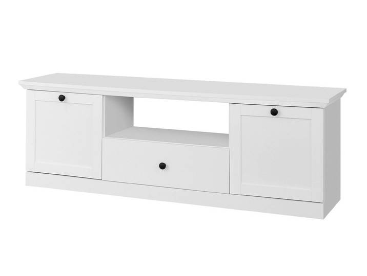 trendteam Lowboard Lowboard TV-Unterteil Baxter, Landhausstil, weiß