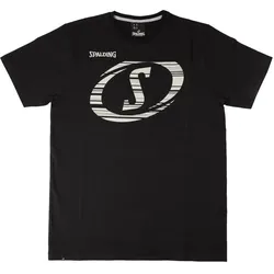 Spalding, Herren, Sportshirt, Fast Tee (XXL), Schwarz