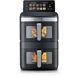 CASO AirFry Duo Tower (Schwarz)