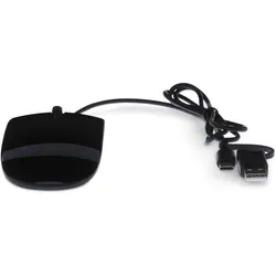 LMP Easy Mouse (Kabelgebunden), Maus, Schwarz, Grau