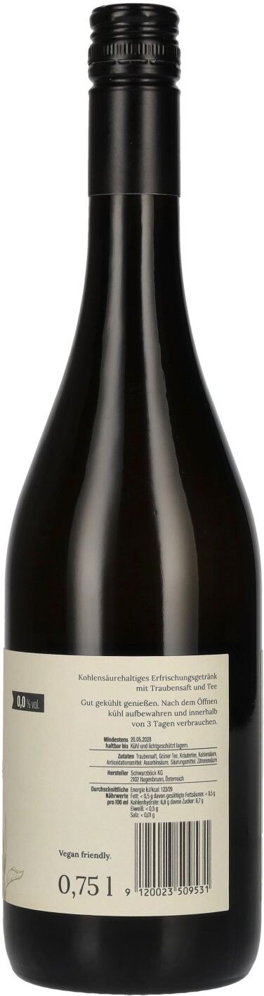 Weingut Schwarzböck Schwarzböck Null Bock Null Alkohol Weiß prickelnd 0,75l