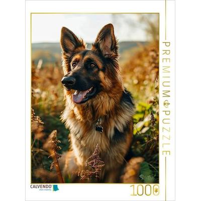 CALVENDO Puzzle Deutscher Schäferhund, ich bin wachsam | 1000 Teile Lege-Größe 64x48cm Foto-Puzzle für glückliche Stunden, Sonstige von , Calvendo