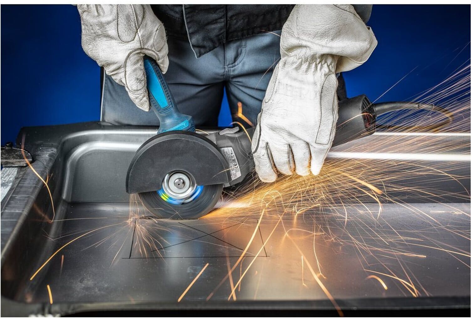 PFERD TOOLS Trenn-/Fächerscheiben-Set 125 Start-Linie START STEELOX EHT 1,0/PFC Z60 für Stahl/Edelstahl (69198299)
