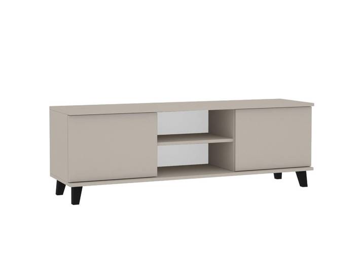 Beautysofa Lowboard Home mit 2 Türen, ohne Griffe, Kaschmir, Rechteckig, 150x50x40 cm, Wohnzimmer, TV Möbel, Lowboards, Lowboards stehend