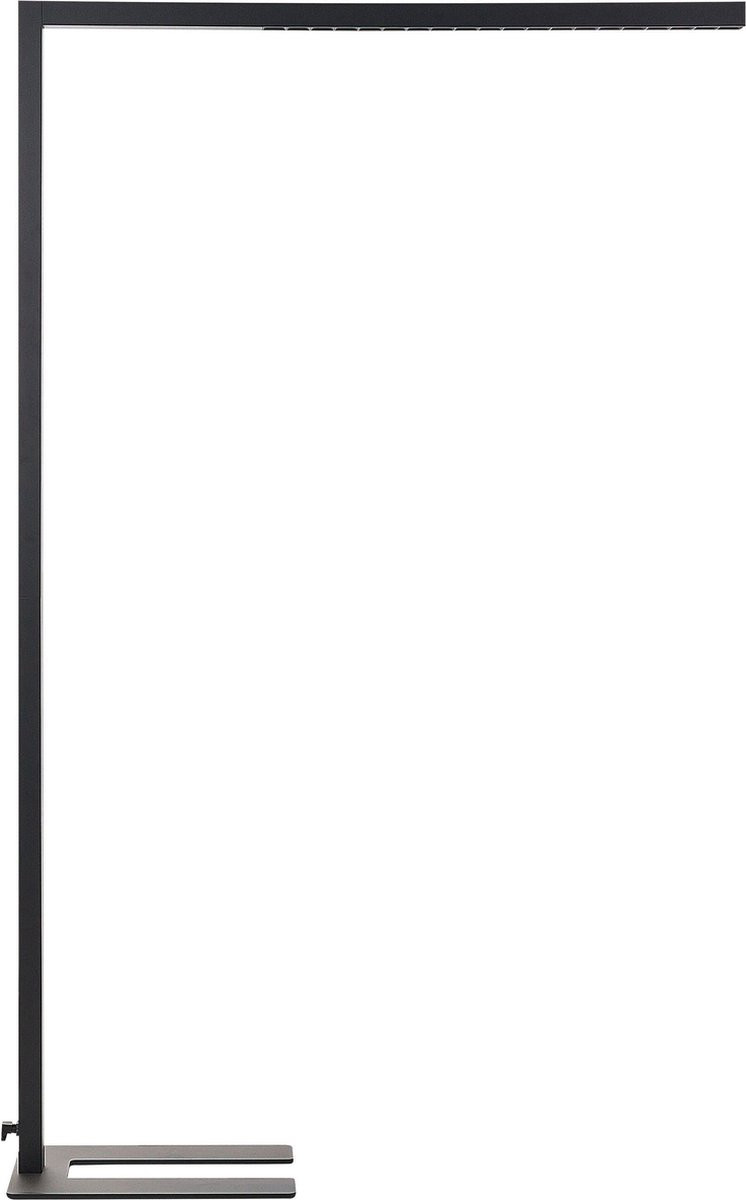 Beliani Mensa LED Vloerlamp - Zwart - Aluminium